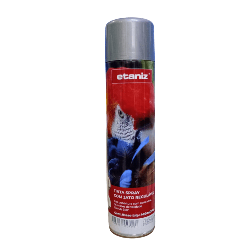 Tinta Spray Alumínio Metálica Etaniz - Constrular CP