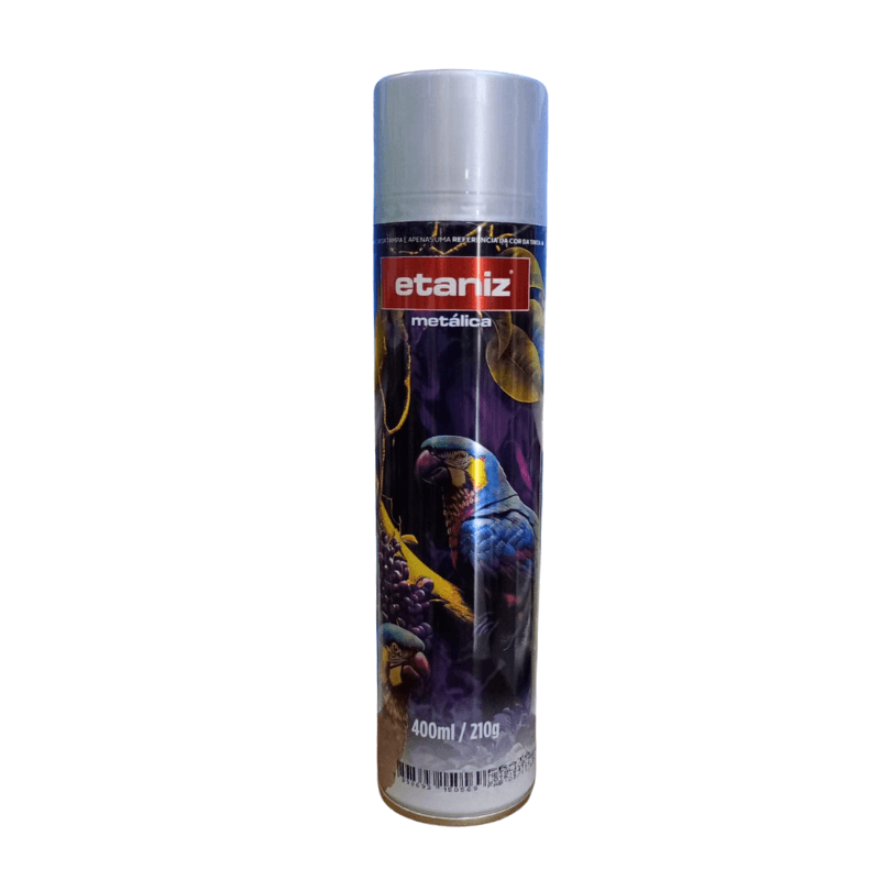 Tinta Spray Prata Metálica Etaniz - Constrular CP