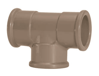 Tê Soldável 40mm Amanco - Constrular CP