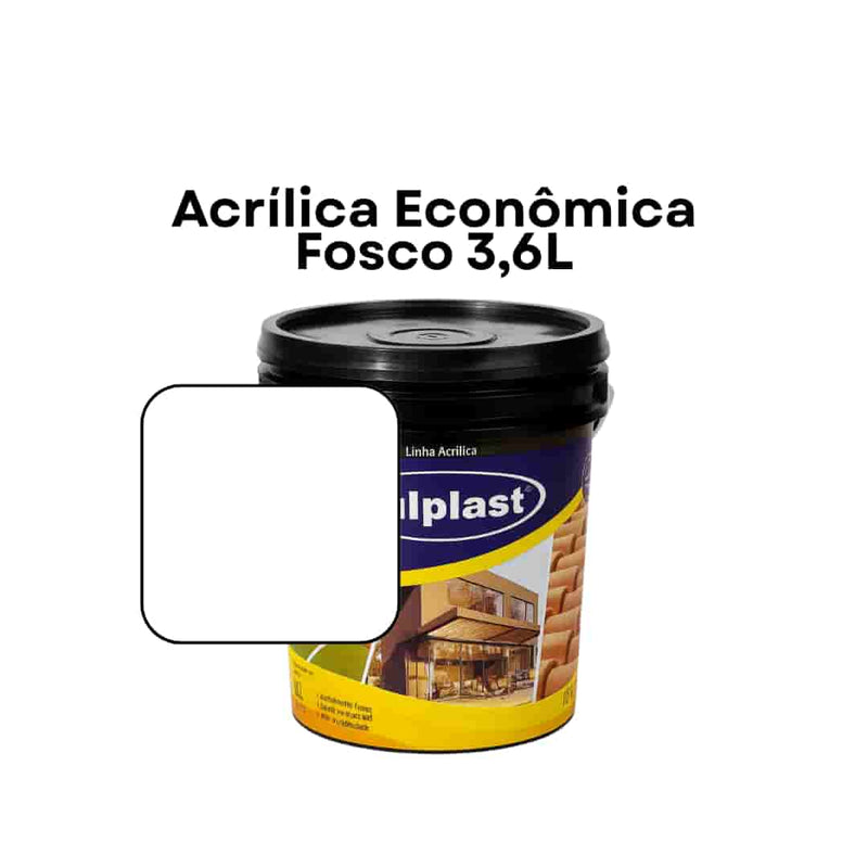 TINTA ACRILICA NOVOPLAST PREMIUM 3,6L SULPLAST COR BRANCO