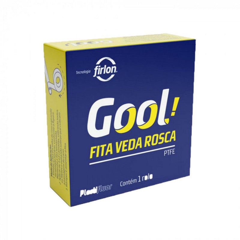 Fita Veda Rosca 18mm x 10m Gool! - Constrular CP