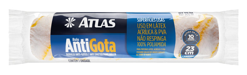 Rolo de Pintura Antigota 23cm Atlas - Constrular CP