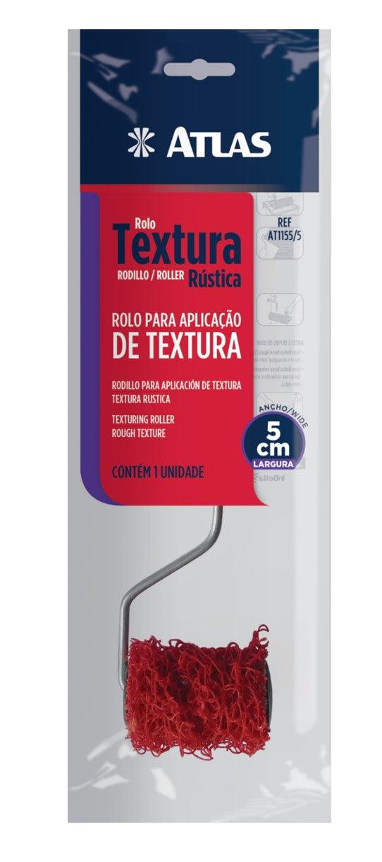 Rolo de Textura Rústica Cabelo de Anjo 5cm Atlas - Constrular CP